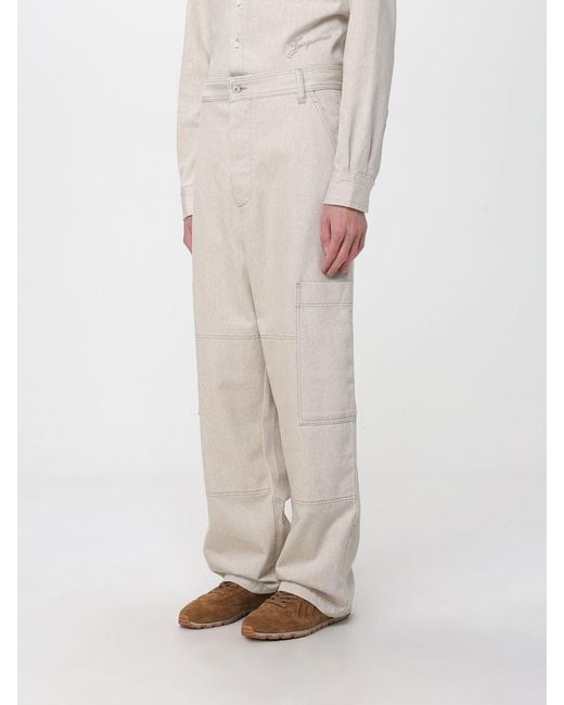 Jacquemus Natural Pants for men