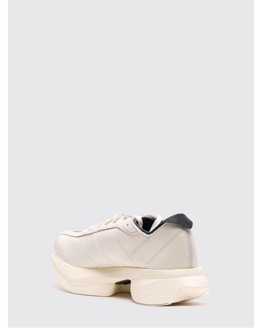 Y-3 Natural Adios Pro 3.0 Lx Leather Sneakers for men