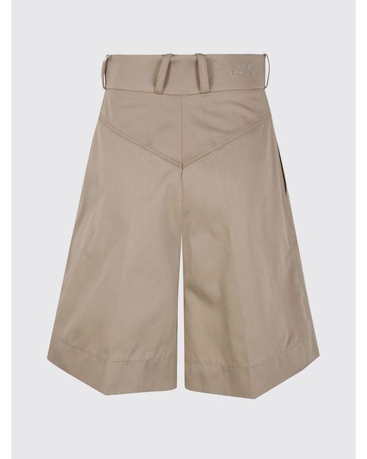 Patou Natural Cotton Shorts