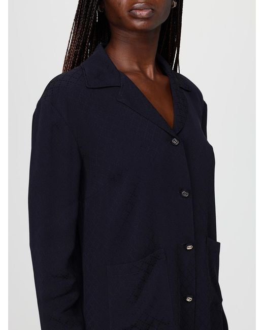 Gucci Blue Viscose Shirt