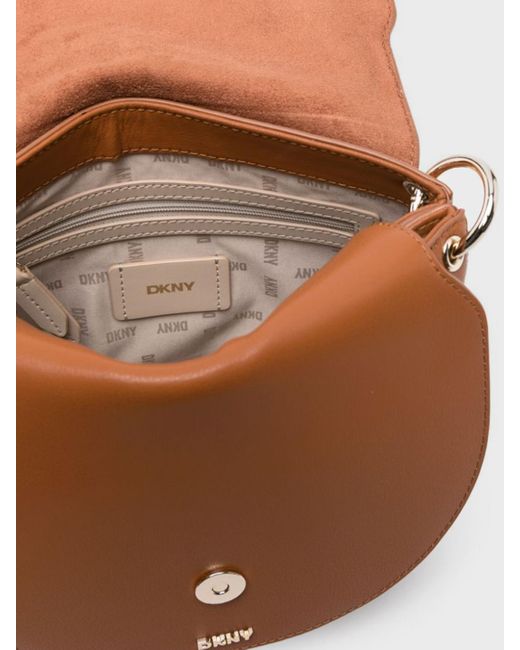 DKNY Brown Schultertasche Damen