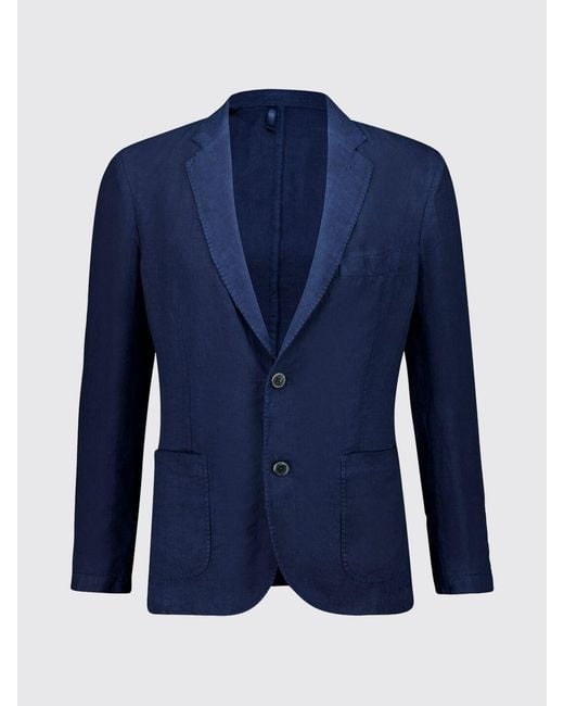 120% Lino Blue Suit for men