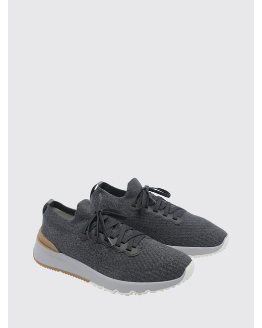 Brunello Cucinelli White Sneakers for men