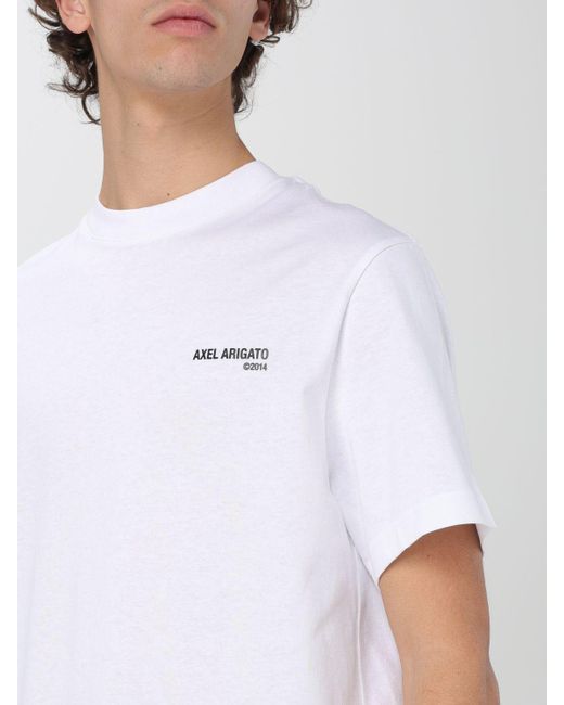 T-shirt basic di Axel Arigato in White da Uomo
