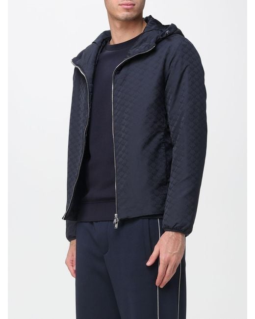 Emporio Armani Blue Jacket for men