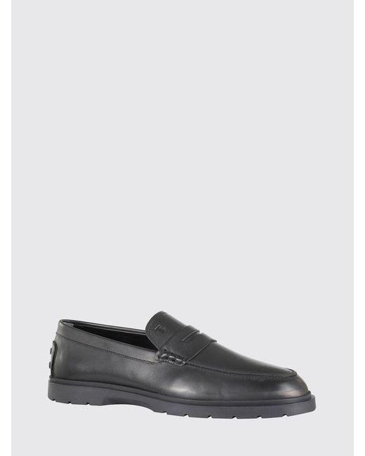 Tod's White Leather Loafers for men