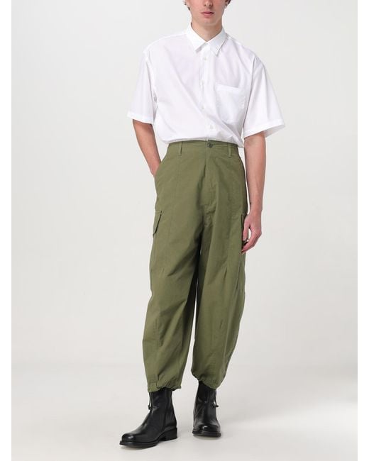 Comme des Garçons White Homme Short Sleeve Poplin Shirt for men