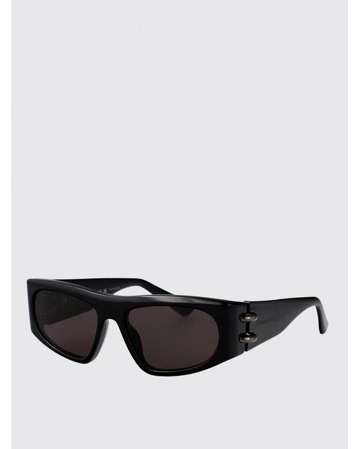 McQueen Black Am0471S Acetate Sunglasses