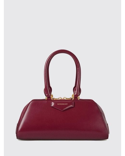 Givenchy Red Mini Antigona East-West Bag