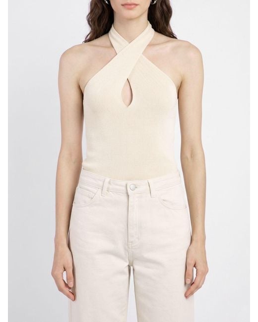 FEDERICA TOSI Natural Viscose Top