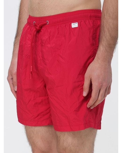 Mc2 Saint Barth Red Boxer Swim Shorts for men