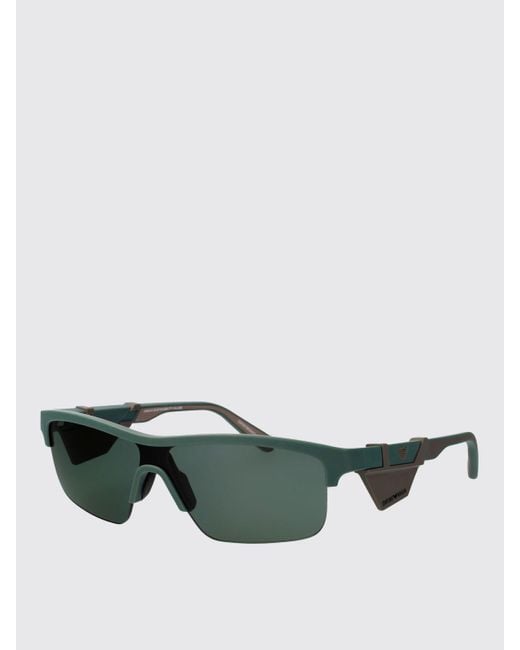 Emporio Armani Green Acetate Sunglasses for men