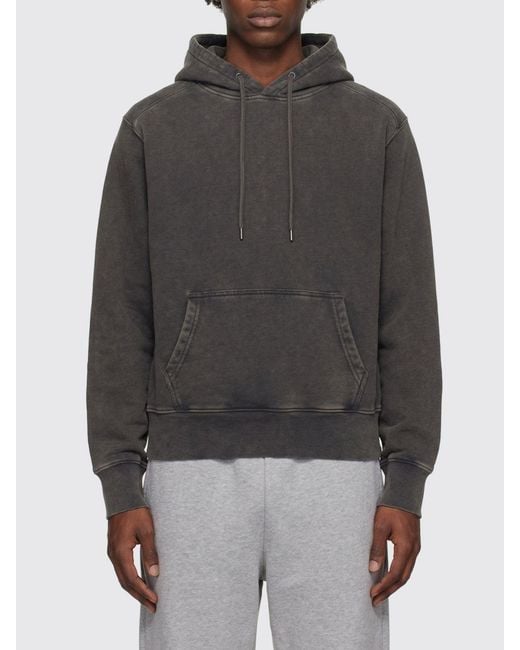 Entire studios Gray Cotton Hoodie for men