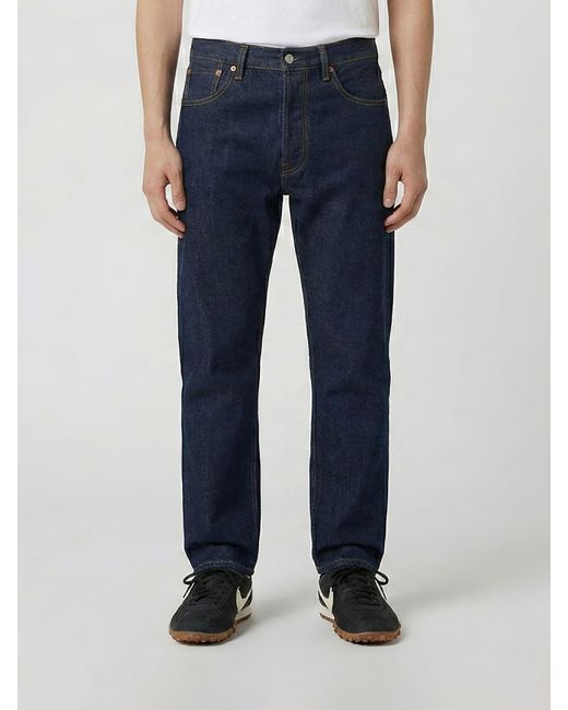 Levi's Blue 501 Straight Cotton Denim Jeans for men