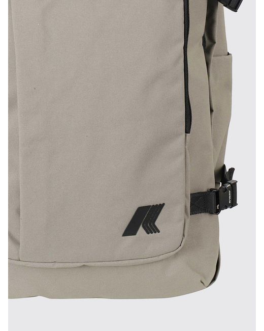 K-Way Gray Salome Ripstop Nylon Bag for men