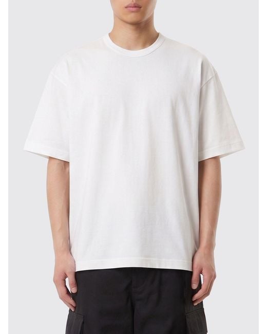 Comme des Garçons White Cotton T-Shirt for men