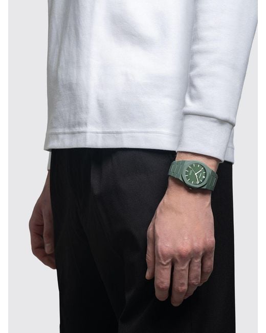 D1 Milano Green Polycarbon Watch for men