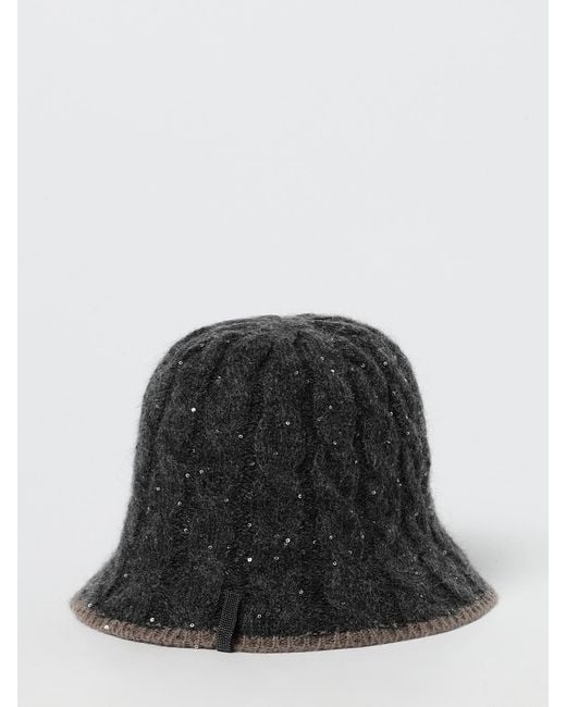 Brunello Cucinelli Black Hat