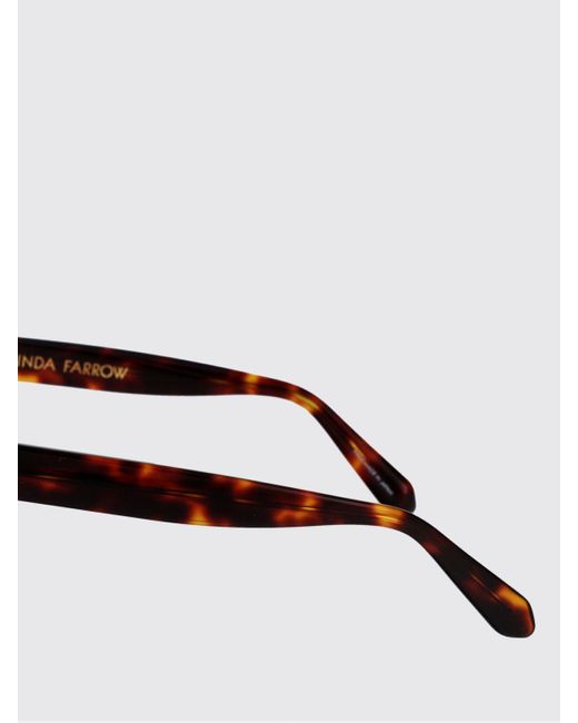 Linda Farrow White Sanchez Acetate Sunglasses for men