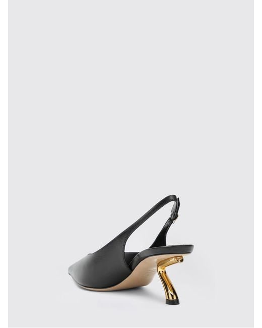 Ferragamo Black High Heel Shoes