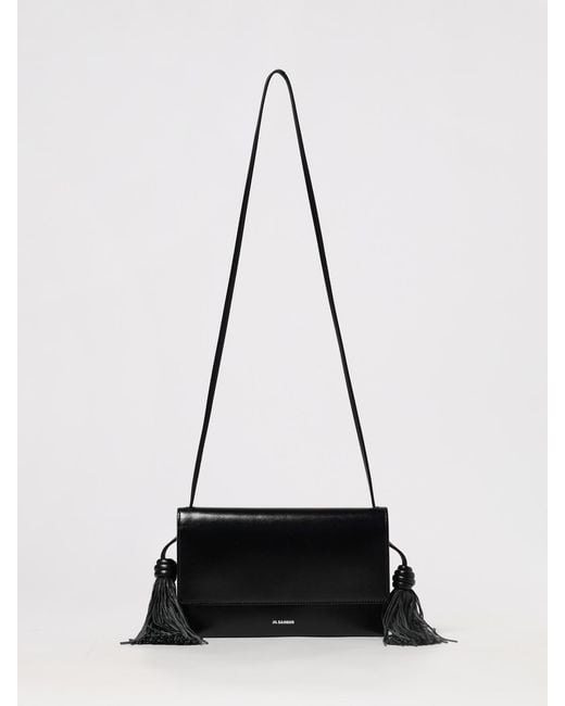 Borsa Tassel di Jil Sander in White