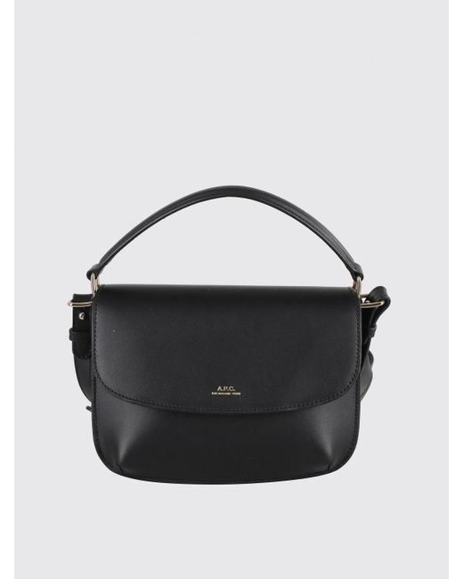 A.P.C. Black Schultertasche Damen