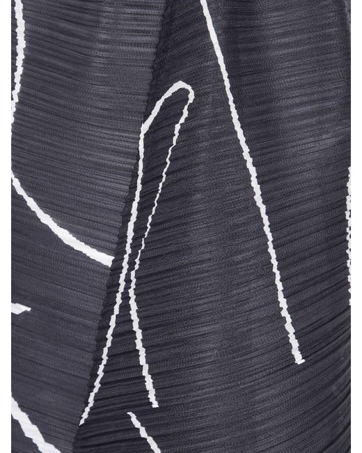 Pleats Please Issey Miyake Blue Skirt