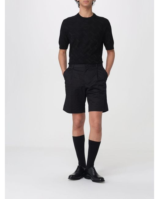 Dolce & Gabbana Black Dolce &Amp Gabbana Cotton Crew-Neck Pullover for men