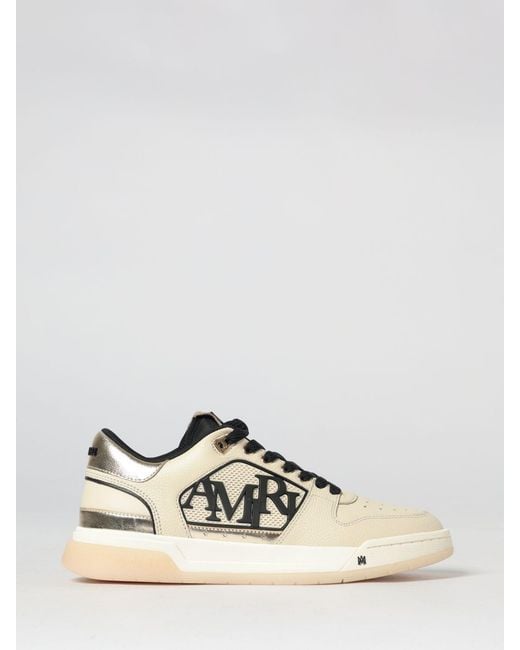 Amiri Natural Classic Low Grained Leather Sneakers for men