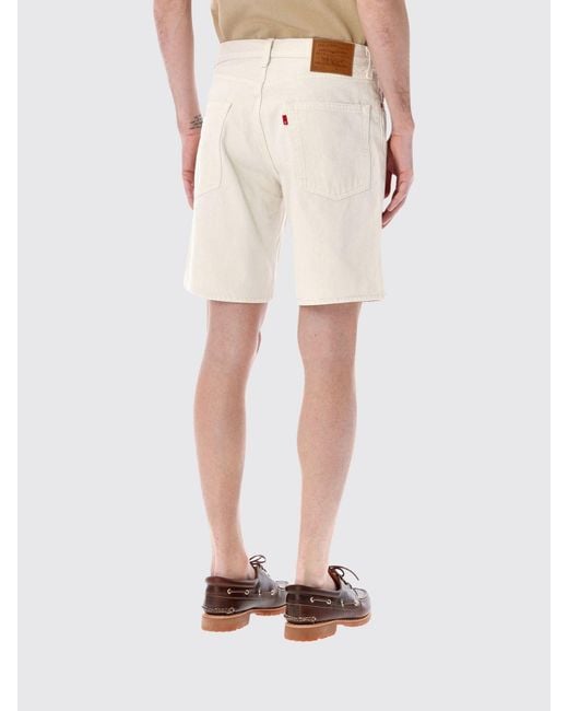 Levi's Natural Cotton Denim Shorts for men