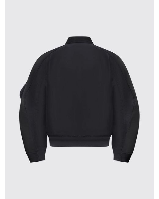 Sacai Blue Oversized Cotton Bomber for men