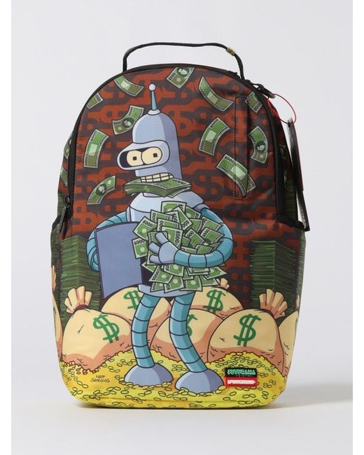 Zaino Bender Money Dlxr di Sprayground in Gray da Uomo