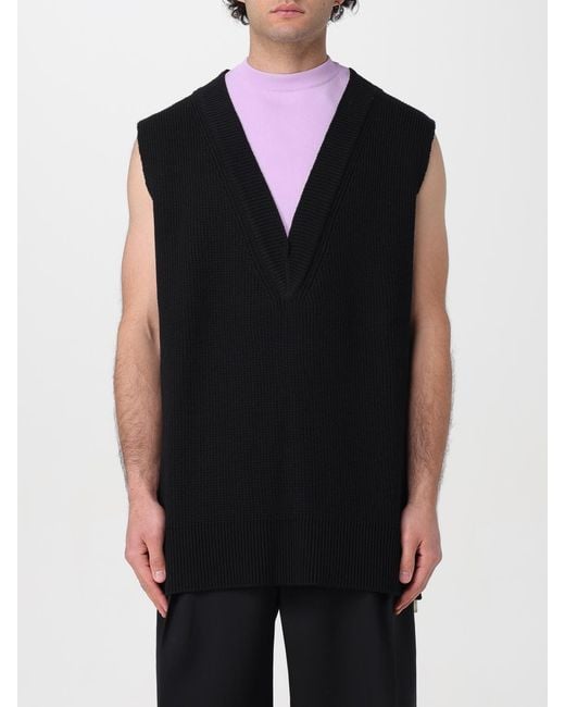Chaleco Hombre Jil Sander de hombre de color Black