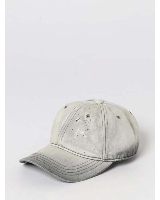 Our Legacy White Bleached Denim Ballcap Hat for men