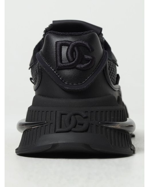 Sneakers in pelle e mesh di Dolce & Gabbana in Black da Uomo