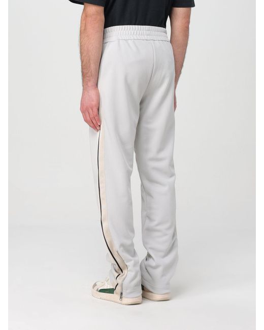 Palm Angels White Trousers for men