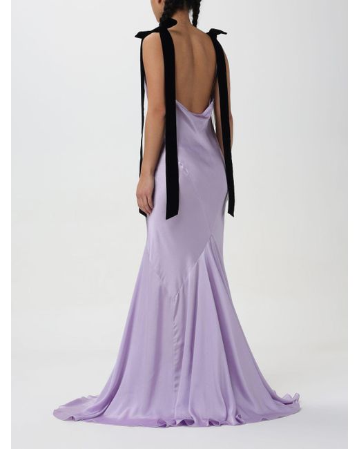 Nina Ricci Purple Dress