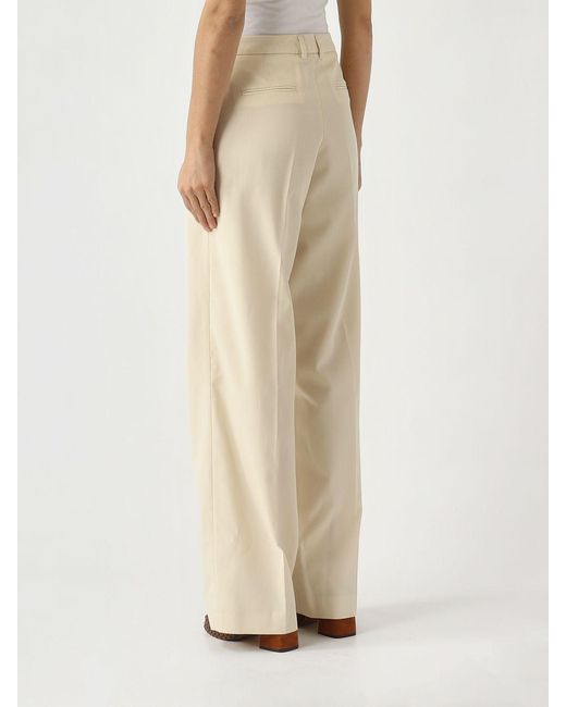 PT Torino Natural Cotton Palazzo Trousers