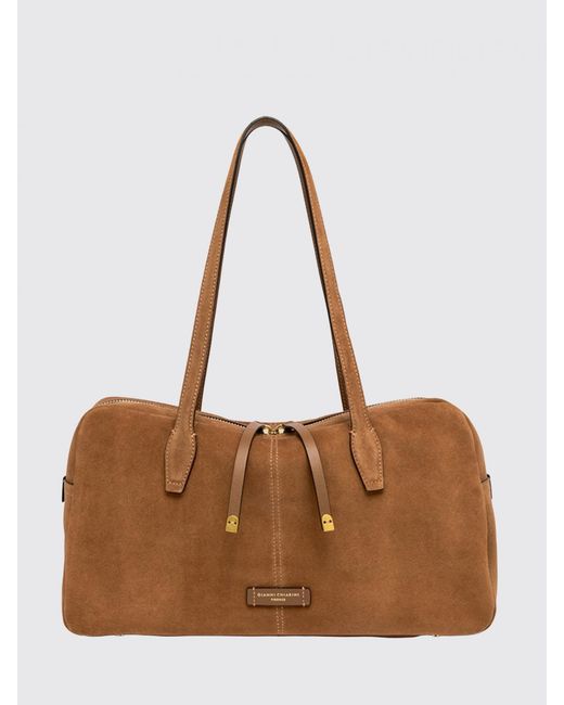 Gianni Chiarini Brown Aryna Suede Bag