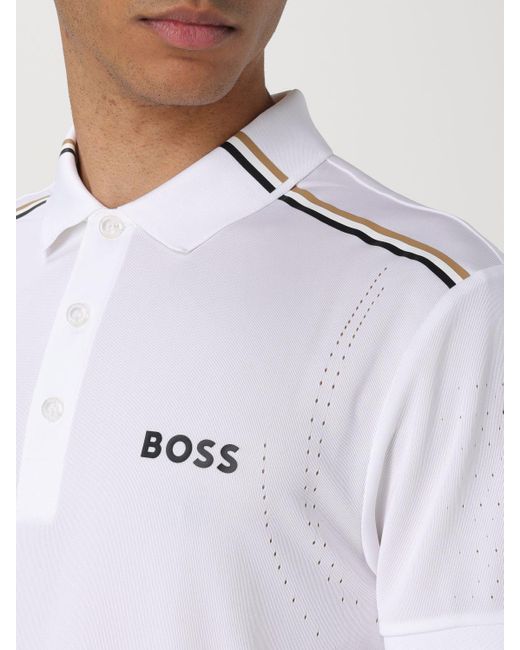 Boss Polo in White für Herren
