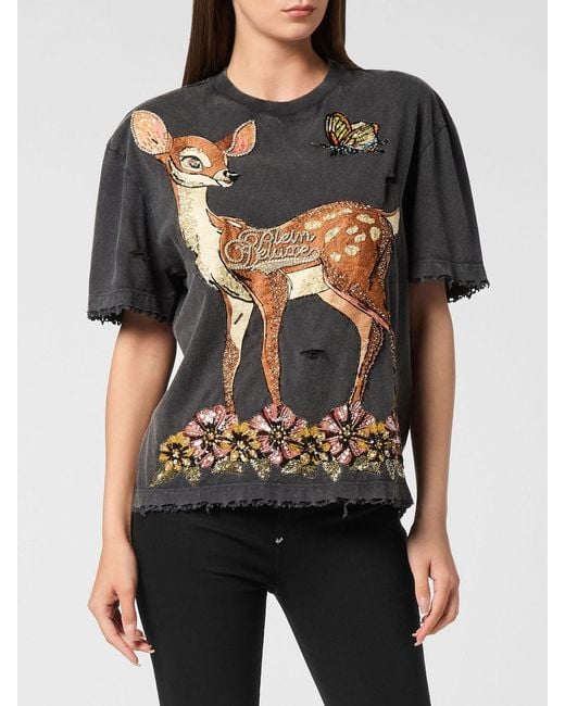 Philipp Plein Black T-Shirt