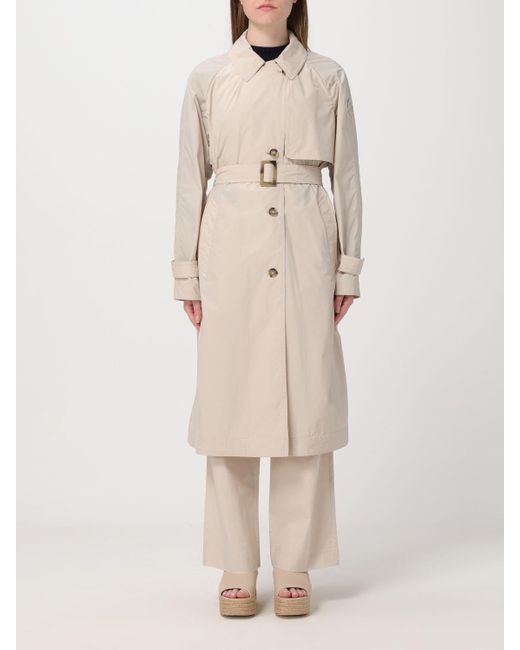 Woolrich Natural Trench Coat