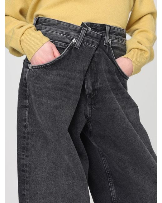 Jeans De Pierna Ancha De Denim Agolde de color Blue