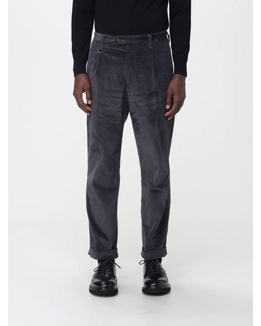Paolo Pecora Blue Trousers for men