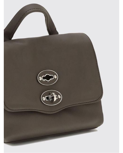 Zanellato Brown Postina Baby Calf Leather Handbag