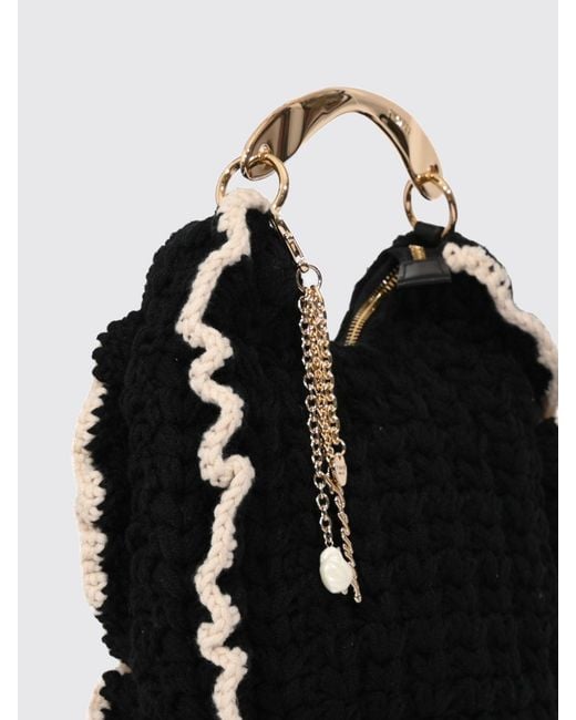 Twinset Black Shoulder Bag