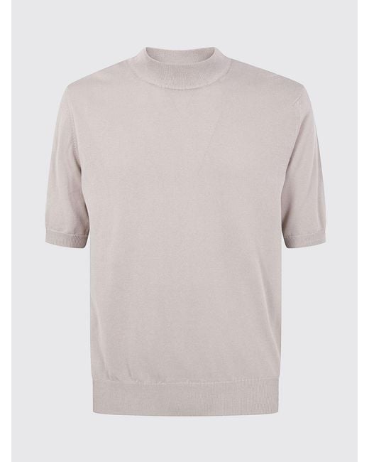 Zanone Brown T-Shirt for men