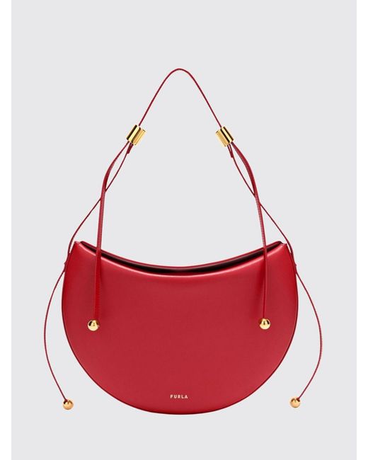 Borsa Moonstone M di Furla in Red