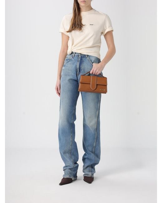Jacquemus Brown Le Grand Bambino Leather Bag