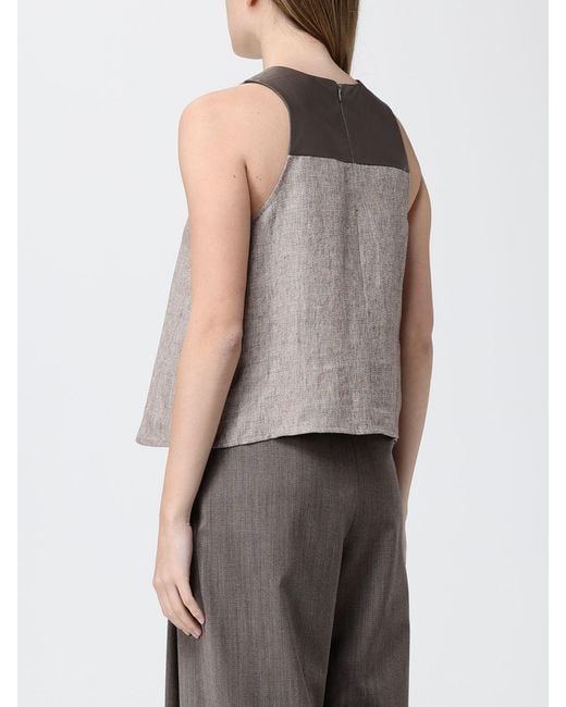Emporio Armani Gray Top
